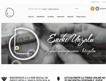 Tablet Screenshot of enekounzalu.com